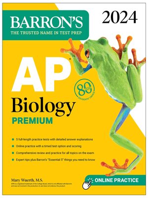 cover image of AP Biology Premium, 2024
